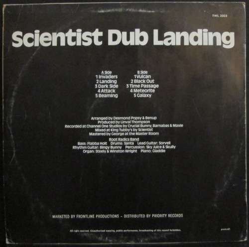 SCIENTIST - DUB LANDING (LP/VINYL)