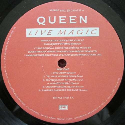 QUEEN - LIVE MAGIC (LP/VINYL)