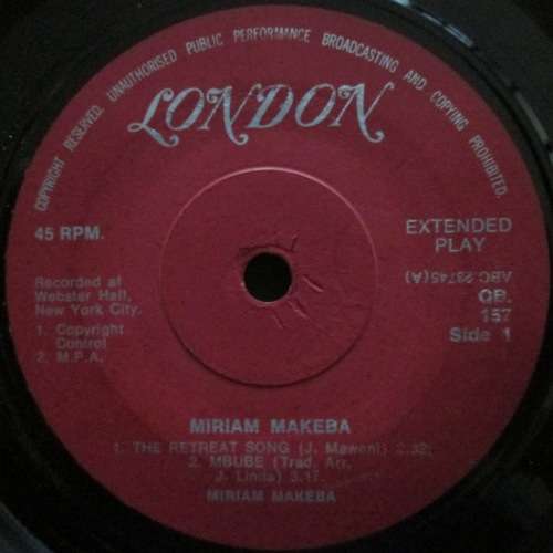 MIRIAM MAKEBA - MIRIAM MAKEBA  (EP/VINYL)