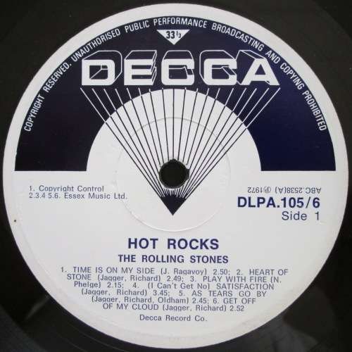 THE ROLLING STONES - HOT ROCKS (2xLP/VINYL)