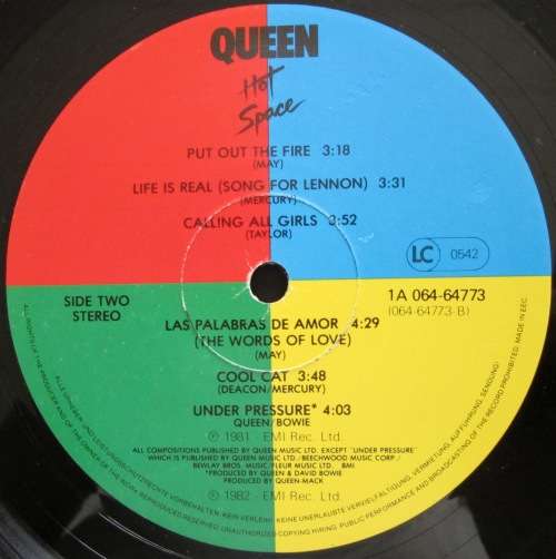 QUEEN - HOT SPACE (LP/VINYL)