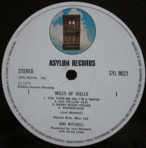 JONI MITCHELL and THE L.A. EXPRESS - MILES OF AISLES (2xLP/VINYL)