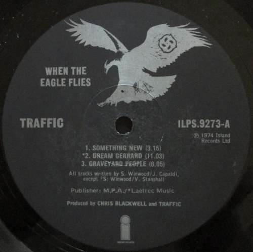 TRAFFIC - WHEN THE EAGLE FLIES (LP/VINYL)