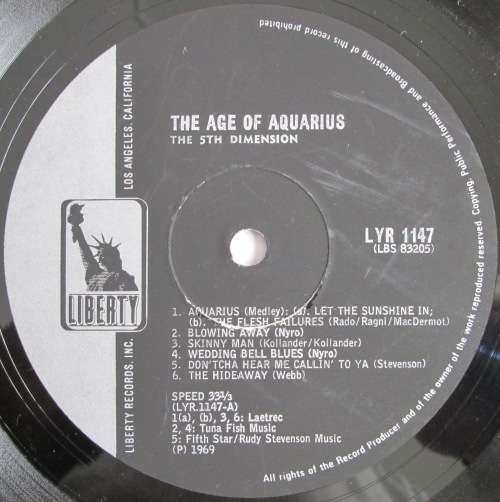 THE 5TH DIMENSION - THE AGE OF AQUARIUS (LP/VINYL)
