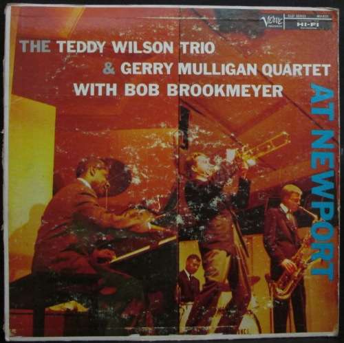THE TEDDY WILSON TRIO and GERRY MULLIGAN QUARTET WITH BOB BROOKMEYER - AT NEWPORT (LP/VINYL)