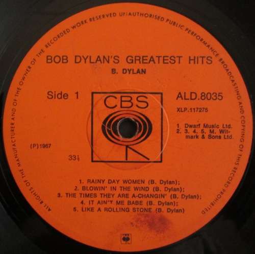 BOB DYLAN - GREATEST HITS (LP/VINYL)