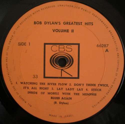 BOB DYLAN - GREATEST HITS VOL. II (2xLP/VINYL)