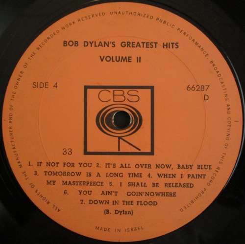 BOB DYLAN - GREATEST HITS VOL. II (2xLP/VINYL)