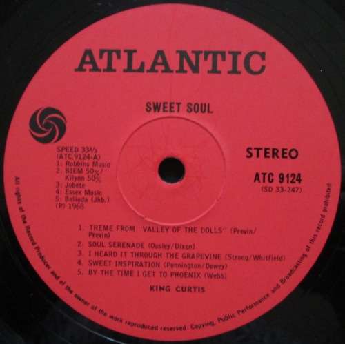 KING CURTIS - SWEET SOUL (LP/VINYL)
