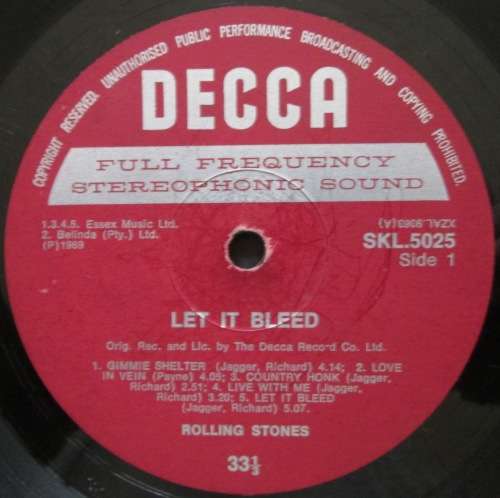 ROLLING STONES - LET IT BLEED (LP/VINYL)