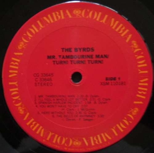THE BYRDS - MR. TAMBOURINE MAN / TURN! TURN! TURN! (2xLP/VINYL)