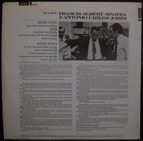 FRANCIS ALBERT SINATRA and ANTONIO CARLOS JOBIM-FRANCIS ALBERT SINATRA and ANTONIO CARLOS JOBIM (LP)