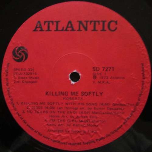 ROBERTA FLACK - KILLING ME SOFTLY (LP/VINYL)