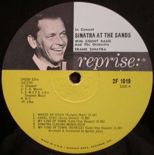 FRANK SINATRA - SINATRA AT THE SANDS (2xLP/VINYL)
