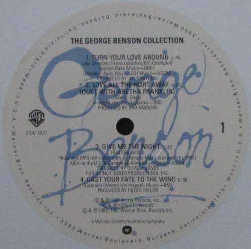 GEORGE BENSON - THE GEORGE BENSON COLLECTION (2xLP/VINYL) **limited edition white vinyl**