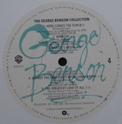 GEORGE BENSON - THE GEORGE BENSON COLLECTION (2xLP/VINYL) **limited edition white vinyl**
