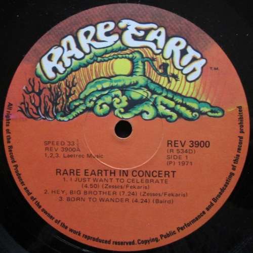 RARE EARTH - RARE EARTH IN CONCERT (2xLP/VINYL)