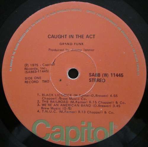 GRAND FUNK - CAUGHT IN THE ACT (2xLP/VINYL)