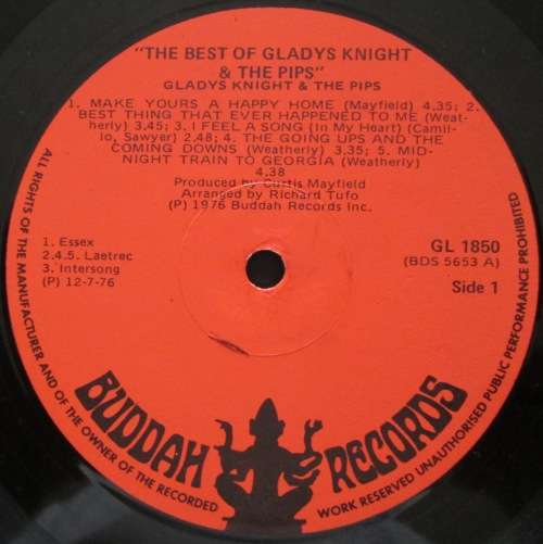 GLADYS KNIGHT and THE PIPS- THE BEST OF GLADYS KNIGHT and THE PIPS (LP/VINYL)