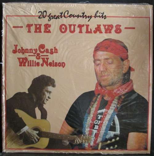 JOHNNY CASH and WILLIE NELSON - THE OUTLAWS  TWENTY GREAT COUNTRY HITS (LP/VINYL)