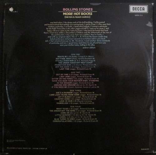 THE ROLLING STONES - MORE HOT RODS (BIG HITS and FAZED COOKIES) (2xLP/VINYL)