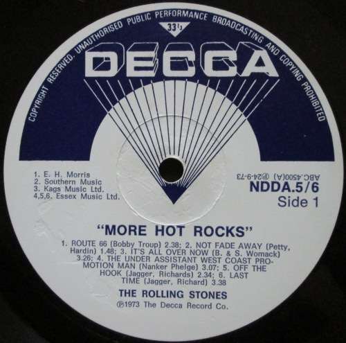 THE ROLLING STONES - MORE HOT RODS (BIG HITS and FAZED COOKIES) (2xLP/VINYL)