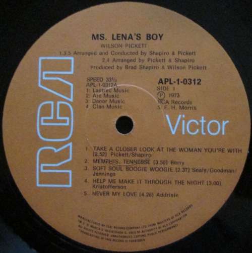 WILSON PICKETT - MIZ LENAS BOY (LP/VINYL)
