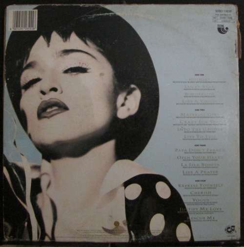 MADONNA - THE IMMACULATE COLLECTION (2xLP/VINYL)