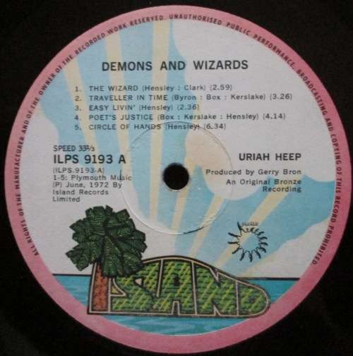 URIAH HEEP - DEMONS AND WIZARDS (LP/VINYL)