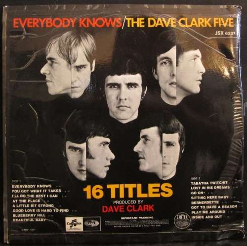 THE DAVE CLARK FIVE - EVERYBODY KNOWS (LP/VINYL)