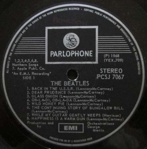 THE BEATLES - THE BEATLES (WHITE ALBUM) (2xLP/VINYL)