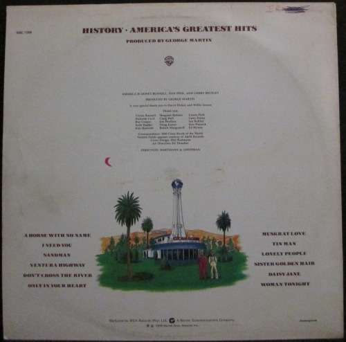 AMERICA - AMERICAS GREATEST HITS  (LP/VINYL)