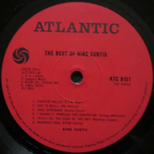 KING CURTIS - THE BEST OF KING CURTIS  (LPVINYL)