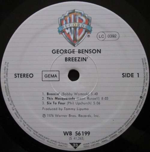 GEORGE BENSON - BREEZIN  (LPVINYL)