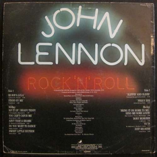 JOHN LENNON - ROCK N ROLL  (LP/VINYL)
