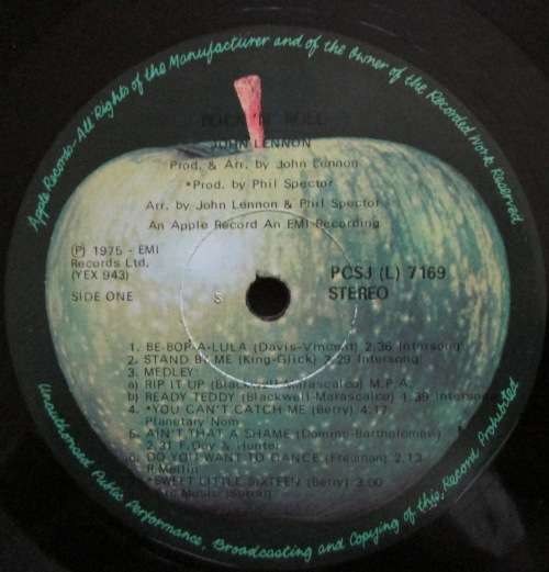 JOHN LENNON - ROCK N ROLL  (LP/VINYL)