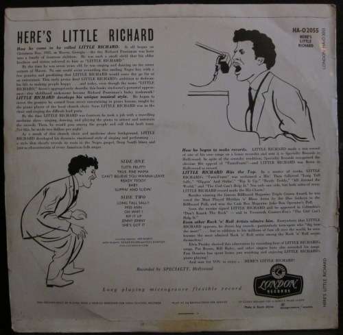 LITTLE RICHARD - HERES LITTLE RICHARD   (LP/VINYL)