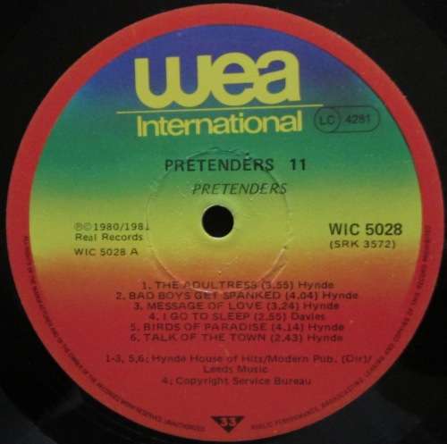 PRETENDERS - PRETENDERS II   (LP/VINYL)