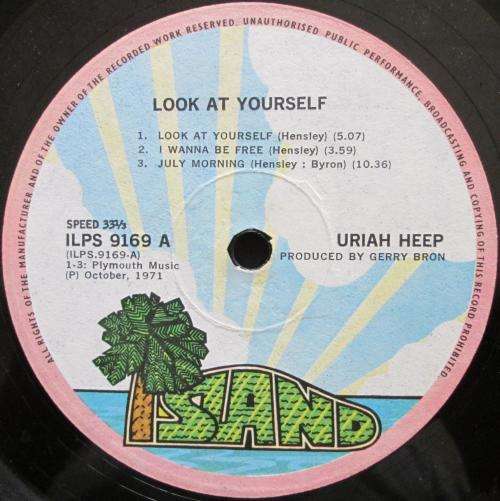 URIAH HEEP - LOOK AT YOURSELF  (LP/VINYL)