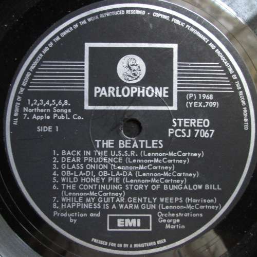 THE BEATLES - THE BEATLES (WHITE ALBUM) (2xLP/VINYL)