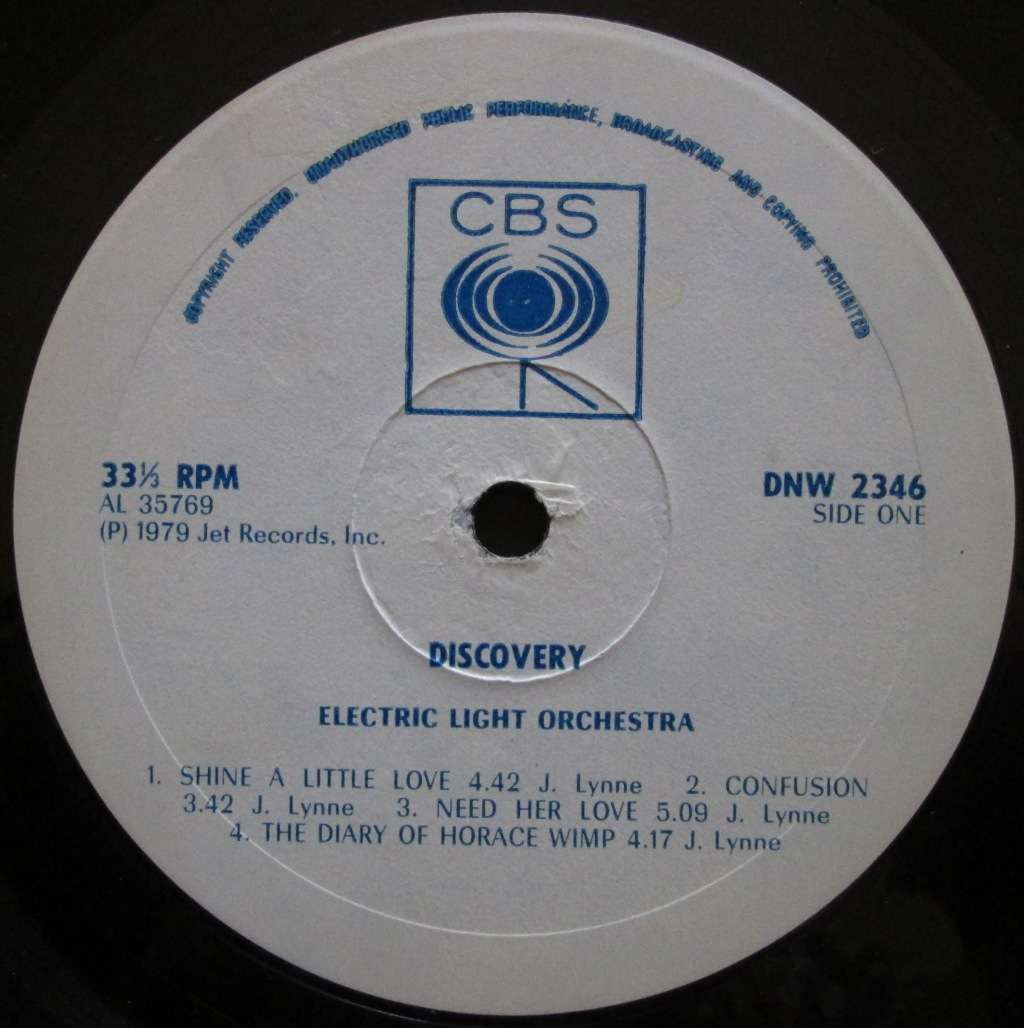 ELECTRIC LIGHT ORCHESTRA - DISCOVERY  (LP/VINYL)