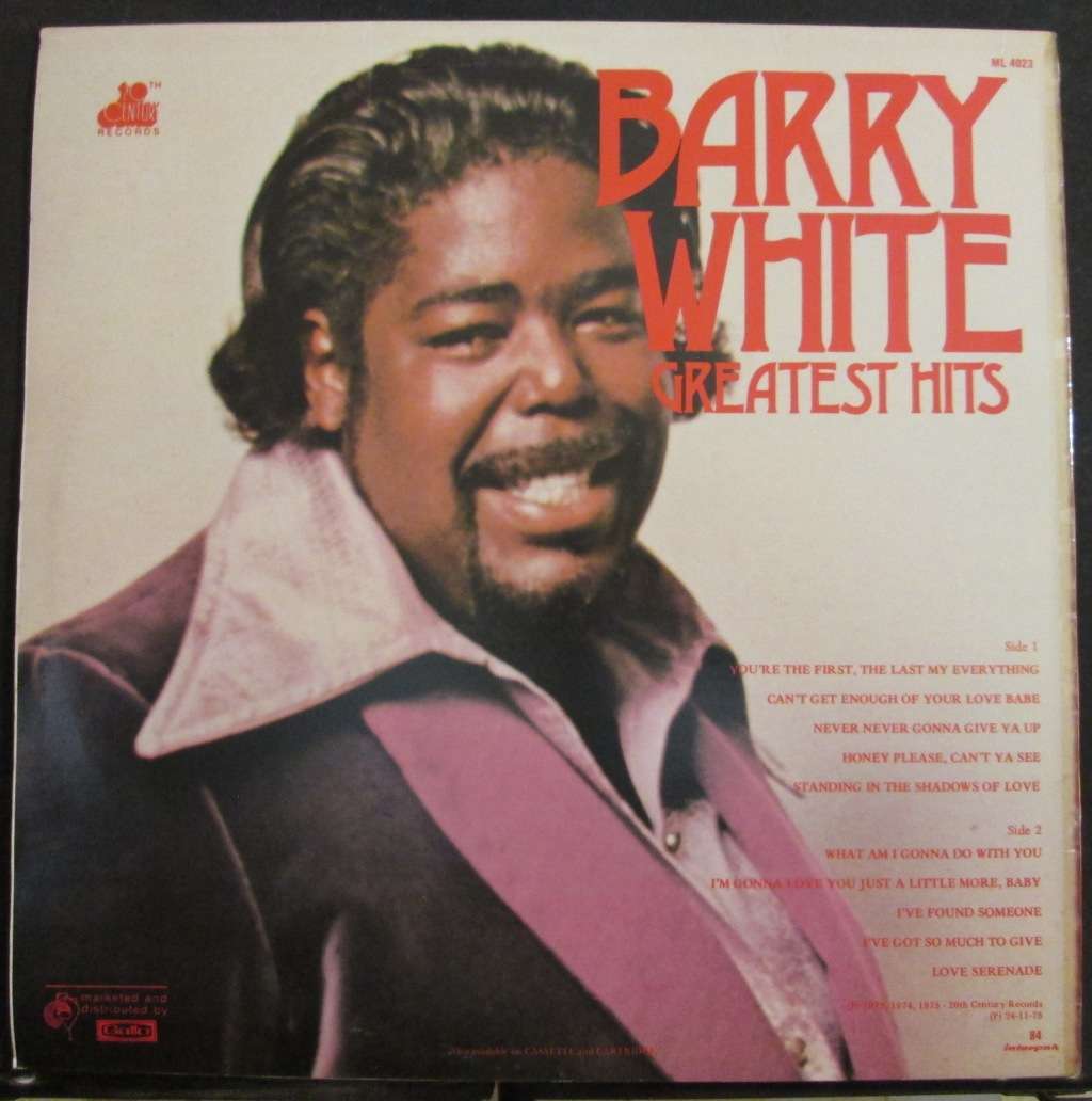 BARRY WHITE - GREATEST HITS  (LP/VINYL)