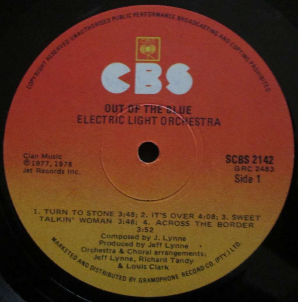 ELECTRIC LIGHT ORCHESTRA - OUT OF THE BLUE (2xLP/VINYL)