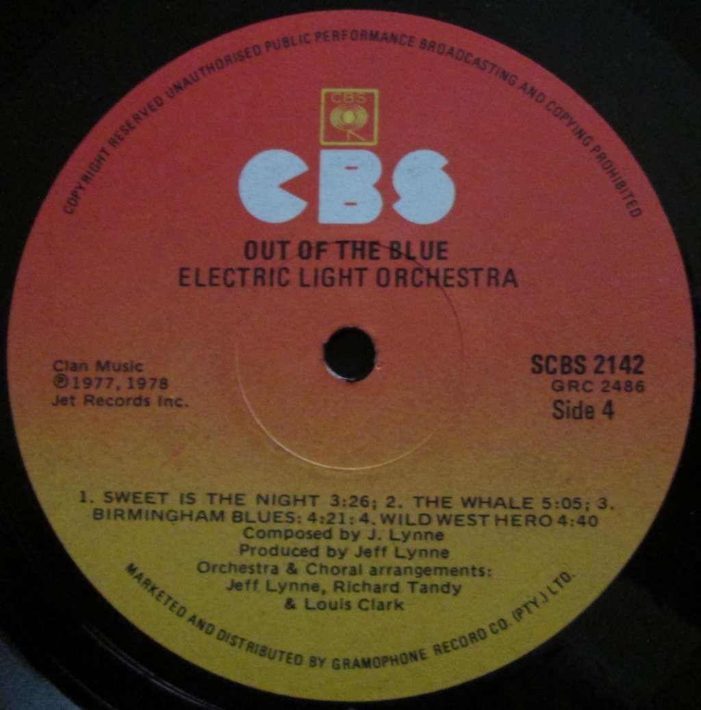 ELECTRIC LIGHT ORCHESTRA - OUT OF THE BLUE (2xLP/VINYL)