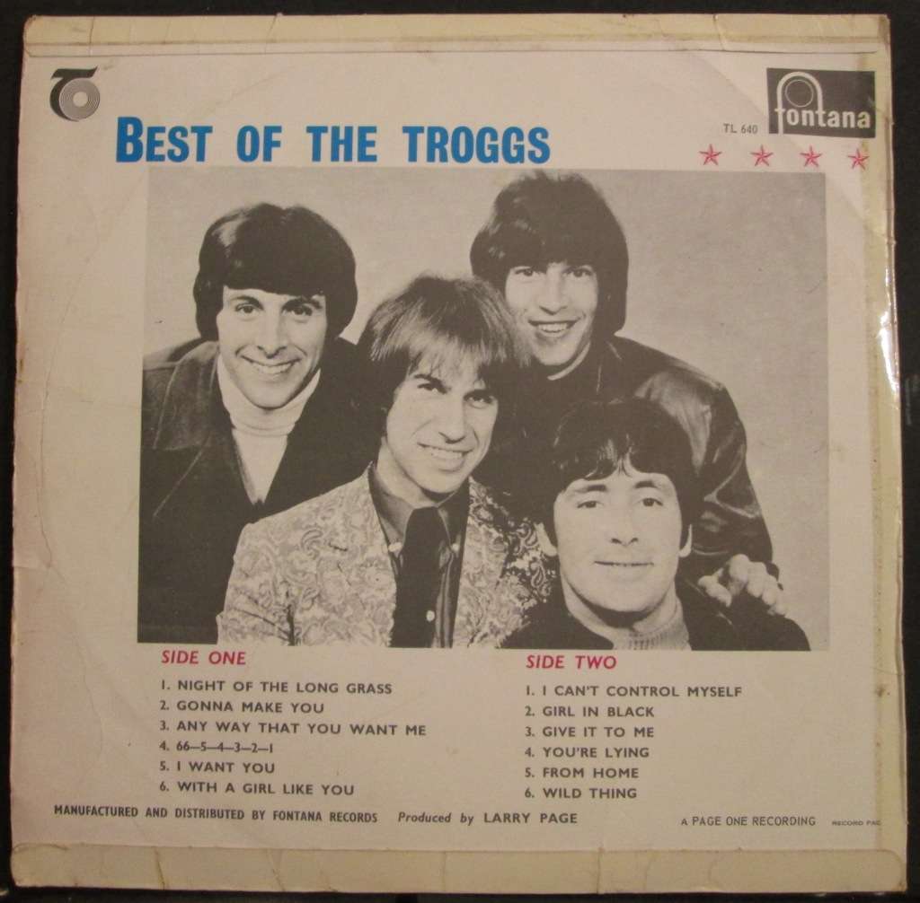 THE TROGGS - BEST OF THE TROGGS   (LP/VINYL)