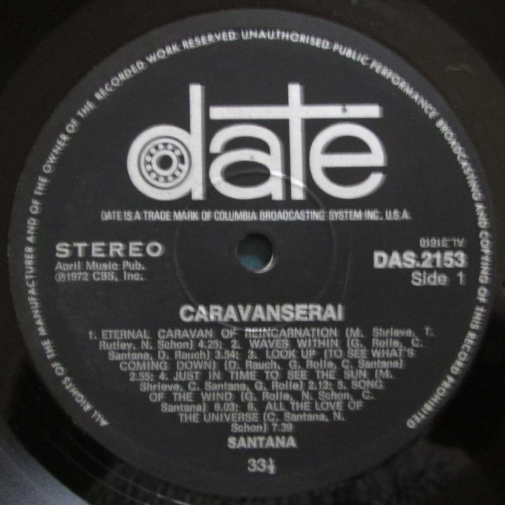 SANTANA - CARAVANSERAI  (LP/VINYL)