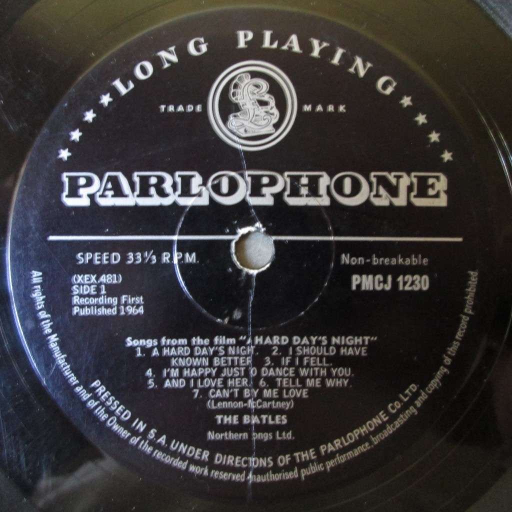 THE BEATLES - A HARD DAYS NIGHT  (LP/VINYL)