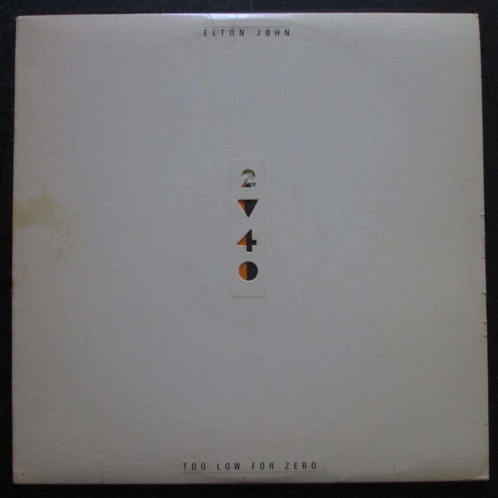 ELTON JOHN - TOO LOW FOR ZERO  (LP/VINYL)