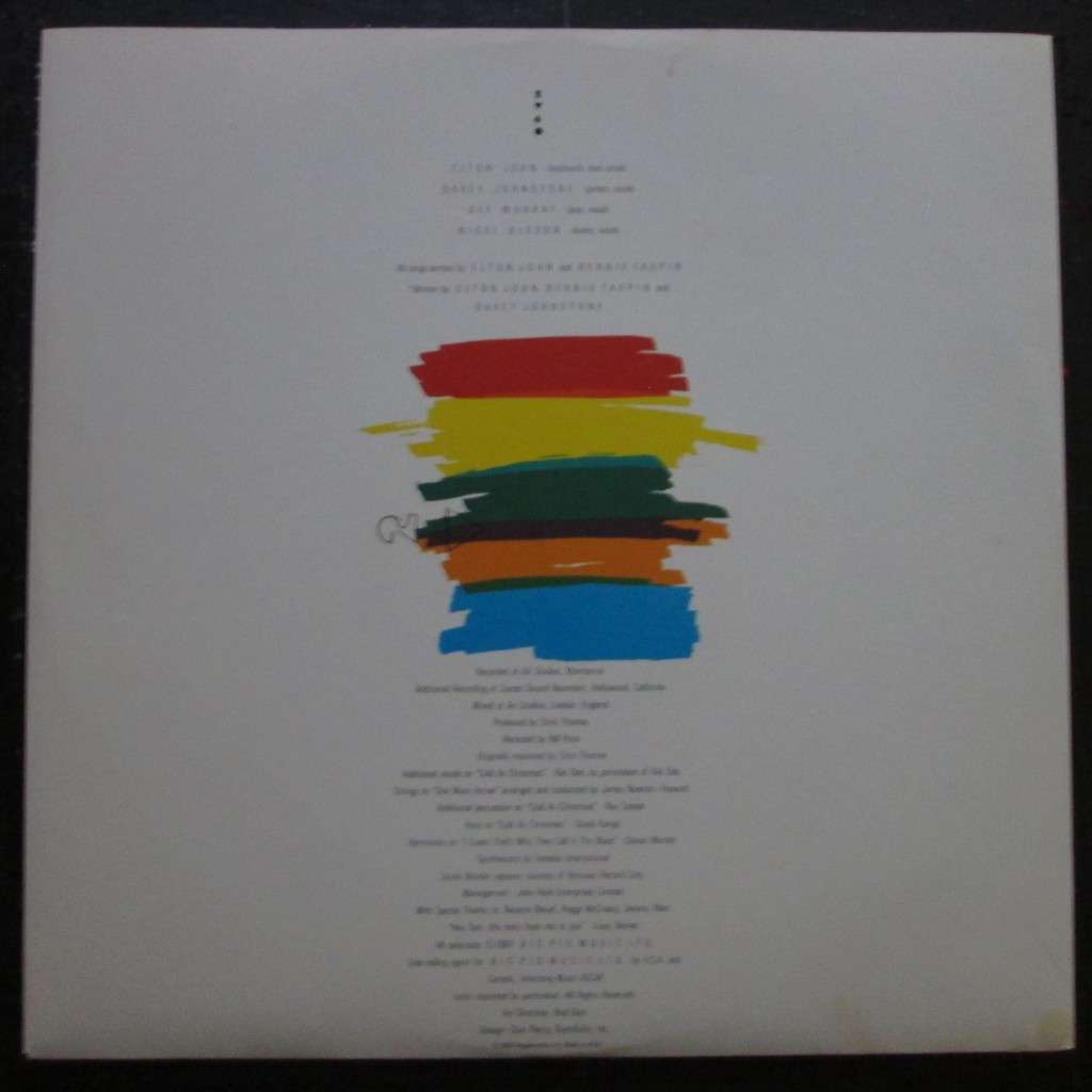 ELTON JOHN - TOO LOW FOR ZERO  (LP/VINYL)