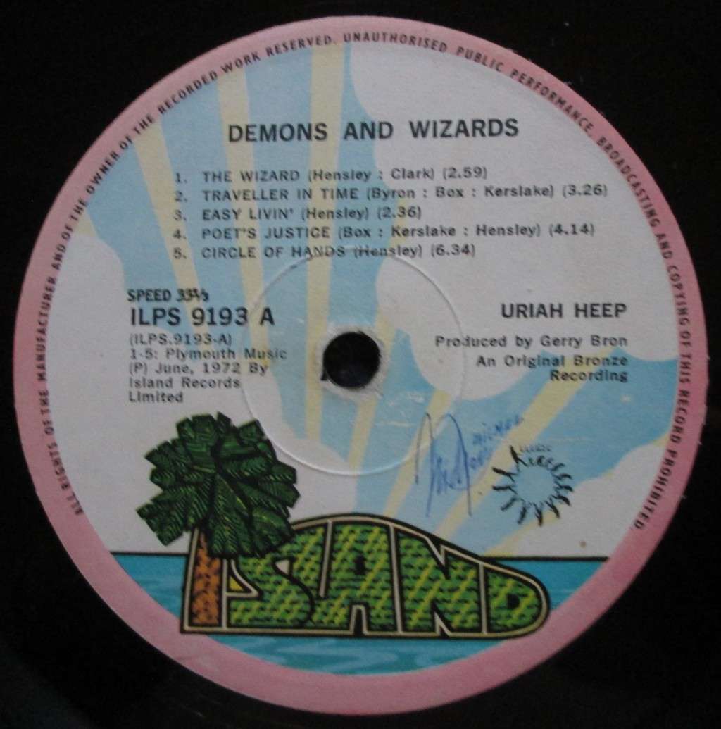 URIAH HEEP - DEMONS AND WIZARDS   (LP/VINYL)